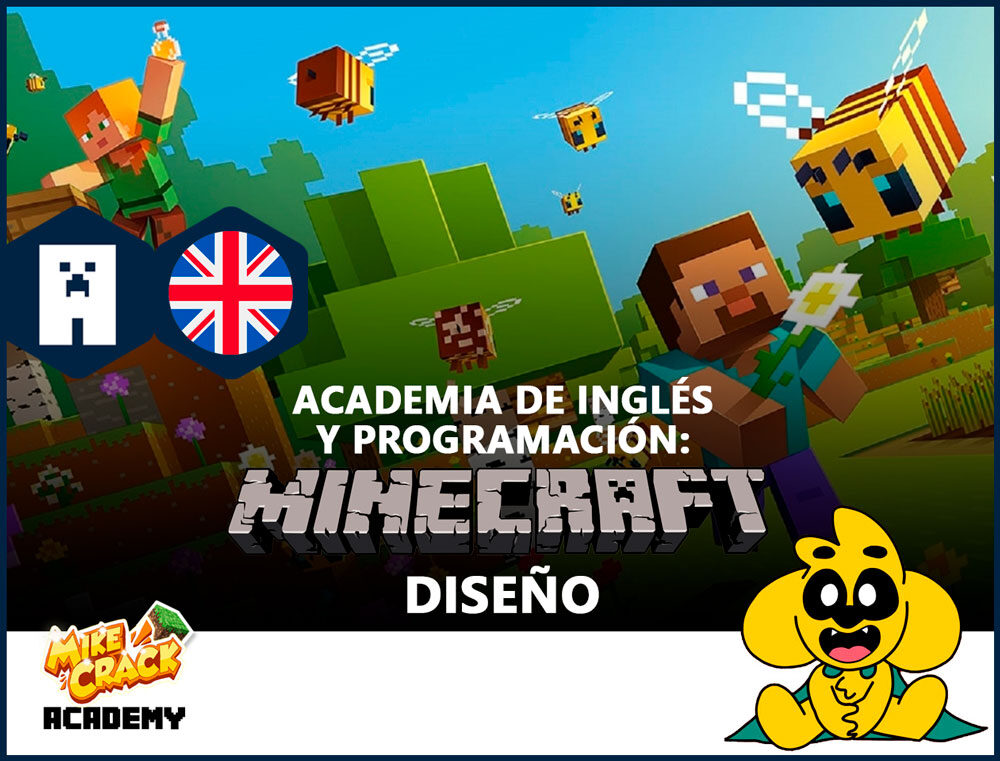 Extraescolar - Mikecrack Academy - Minecraft: Diseño de mapas, mods y modelado 3D - Clases en inglés