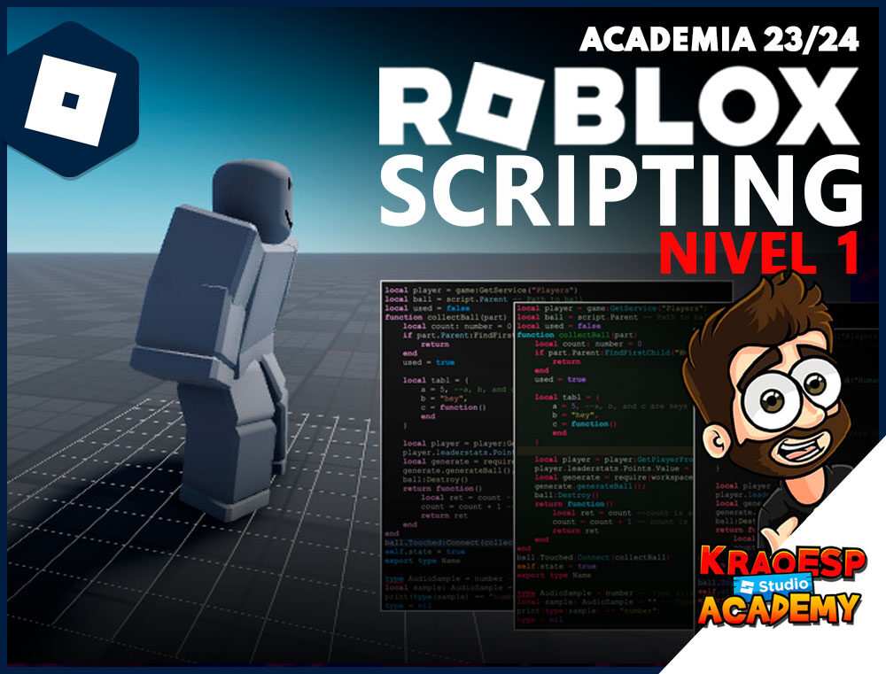 Academia de Roblox Scripting - Nivel 1 - Krao Academy